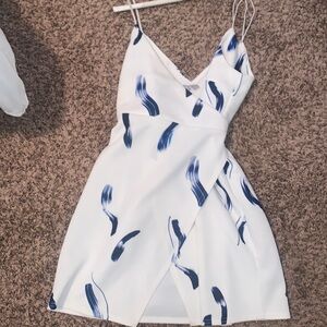 Blue Floral Dress
